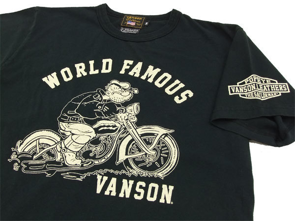 VANSON - 【VANSON】 POPEYE バンソン ポパイコラボ 半袖シャツ