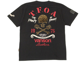 バンソン クローズ WORST Tシャツ T.F.O.A 武装戦線 豹柄スカル バンソン クローズ WORST Tシャツ T.F.O.A 武装戦線 豹柄スカル