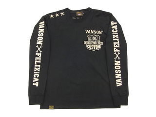 バンソン 長袖Tシャツ FXV-714 vanson Felix フィリックス・ザ