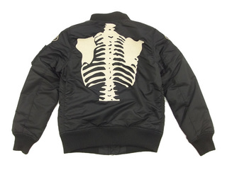 バンソン MA-1 フライトジャケット NVJK-604 vanson ボーン 刺繍