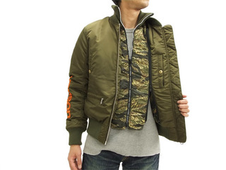 バンソン MA-1 フライトジャケット NVJK-702 vanson メンズ MA1